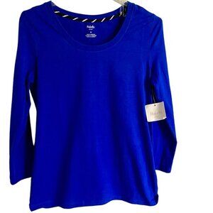 Rafaella Sport Cobalt Blue Pull Over Top Women's Medium New